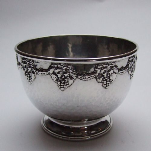 An a E Jones Hammered Silver Bowl.