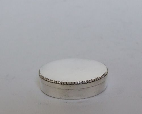 fig 1. A charming silver pillbox.