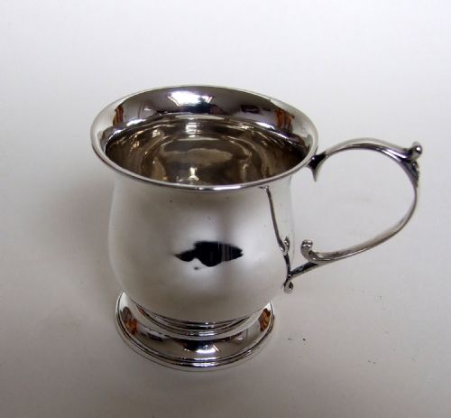 A Charming Small Silver Christening Mug.