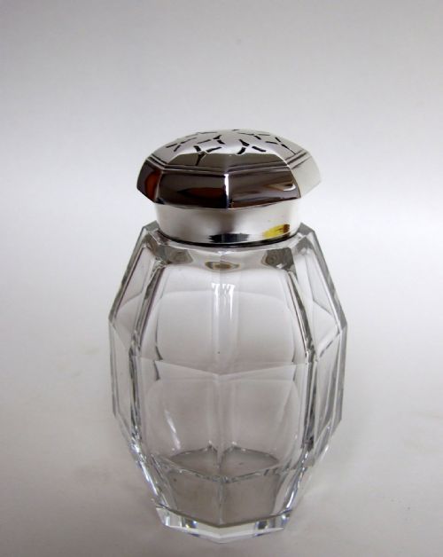 An Art Deco Silver Mounted Sugar Caster.