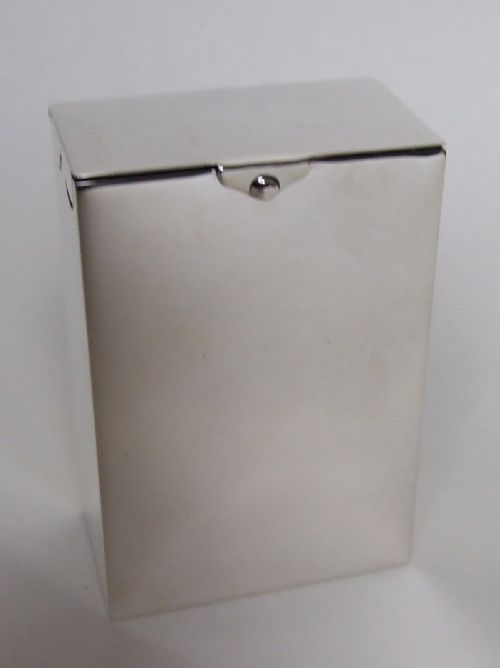 fig 1. A handsome boxed silver double patience card set.