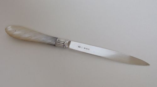 A Handsome Georgian Silver Letter Opener.