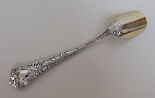 fig 1. A superb Tiffany silver stilton scoop.