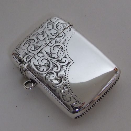 A Charming Edwardian Silver Vesta.