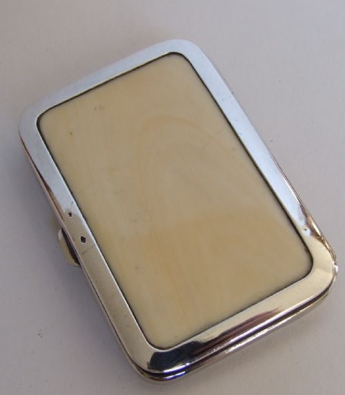 fig 1. A stunning French silver & ivory purse.