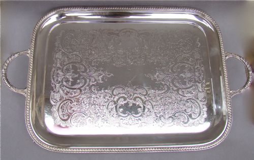 A Fabulous Silver Plated Drinks Tray by Viners of Sheffield.
