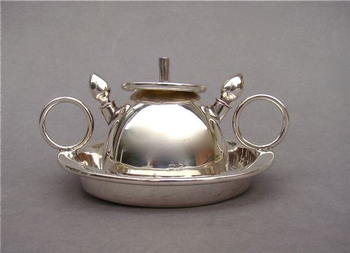 A Rare Edwardian Silver Table Lighter.