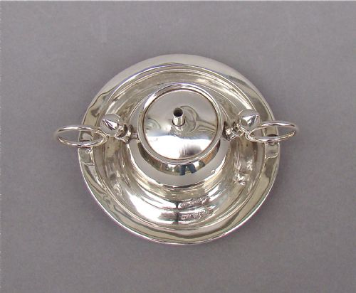 fig 1. A rare Edwardian silver table lighter.