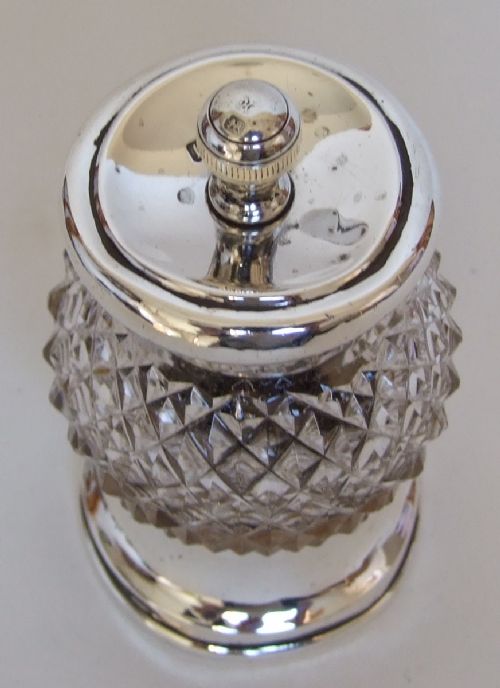 fig 1. A charming silver mounted pepper grinder