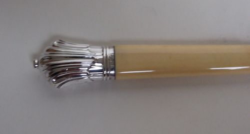 fig 1. A Victorian silver mounted wedding cake knife.