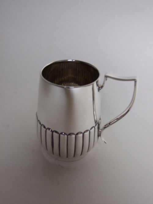 An Edwardian Silver Christening Mug.