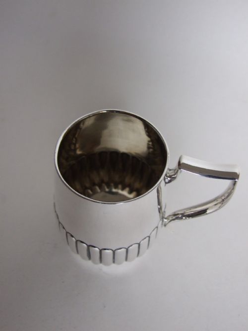 fig 1. An Edwardian silver Christening mug.