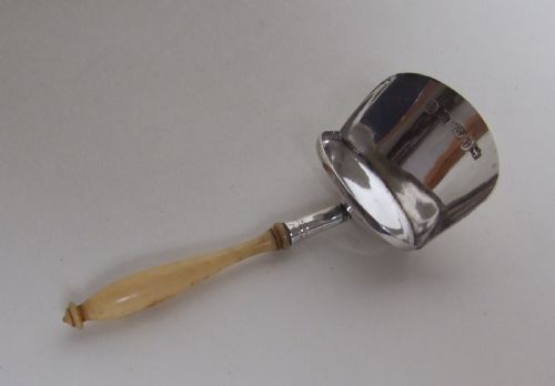 A Gorgeous Georgian Silver Caddy Spoon.