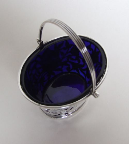 fig 1. A gorgeous late Victorian silver cream pail.