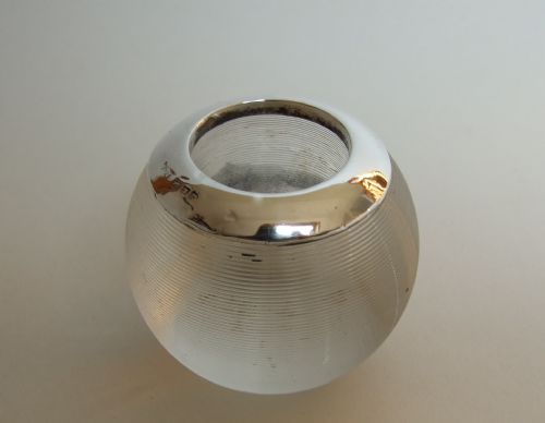 An Edwardian Silver Mounted Match Striker.