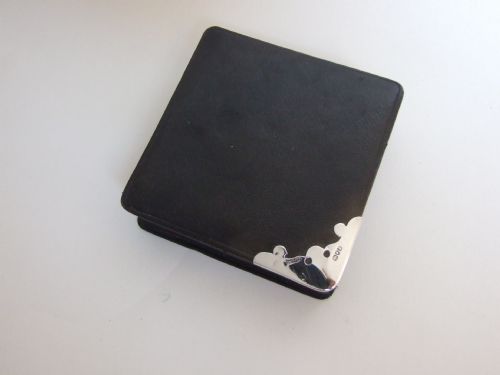 A Victorian Silver Mounted Cufflinks Box.