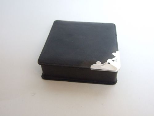 fig 1. A Victorian silver mounted cufflinks box.