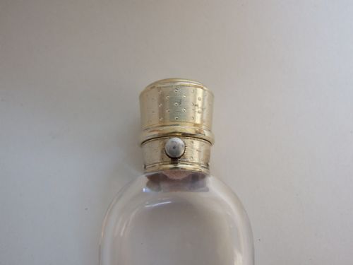 fig 1. A gorgeous French silver mounted scent bottle.