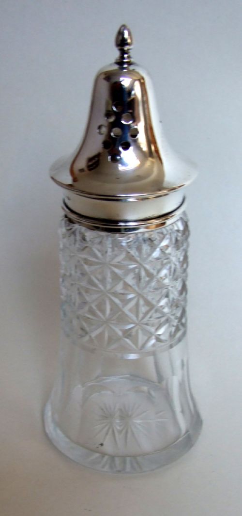 A Handsome Silver Mounted Sugar Caster.