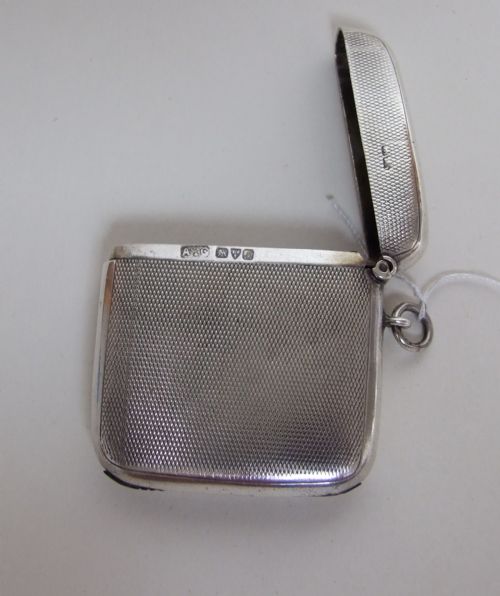 A Superb Asprey Silver Vesta from the Chester Assay Office.