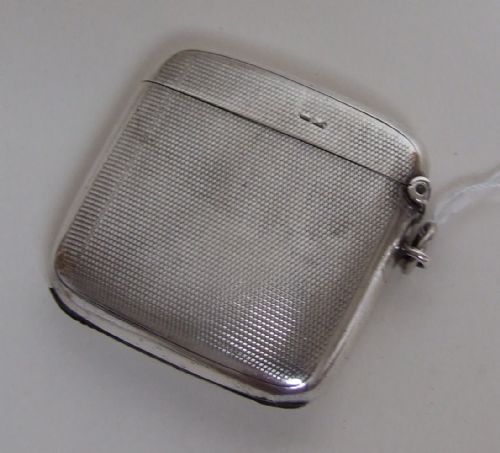 fig 1. A superb Asprey silver vesta from the Chester Assay Office.