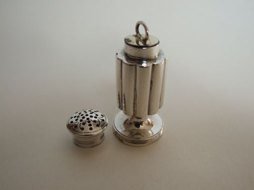 An Extremely Rare William IV Silver Cayenne Caster.