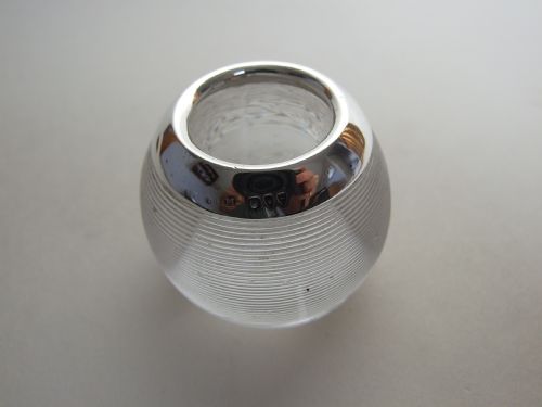 fig 1. A Victorian silver mounted match striker.