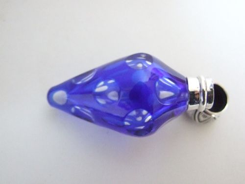 An Unusual Victorian Silver Mounted Scent Flask.