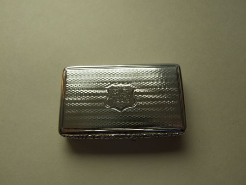fig 1. A superior Victorian silver snuff box.