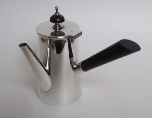A Gorgeous George V Silver Solo Silver Chocolate Pot.