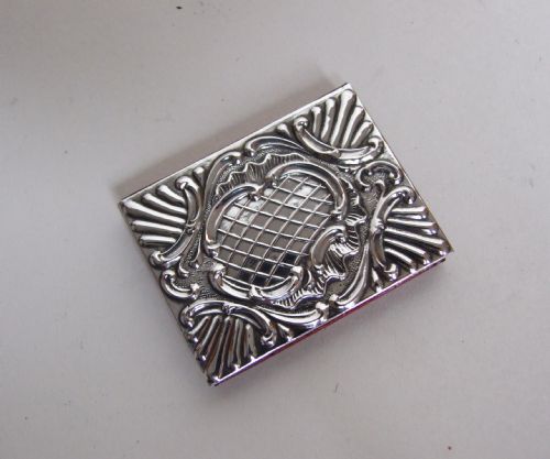A Chester Silver Edwardian Needle Case 'Book'.