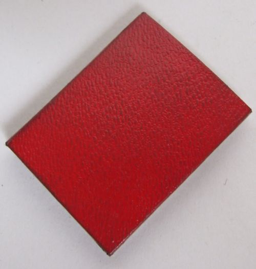 fig 1. A Chester silver Edwardian needle case 'book'.