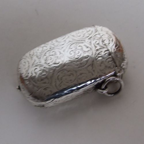 fig 1. A rare Victorian silver vesta/soverign case/stamp case combi.