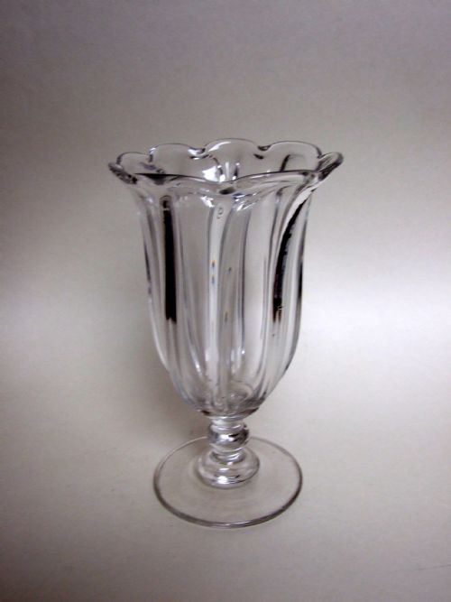 A Handsome Early Victorian Glass Celery Vase.