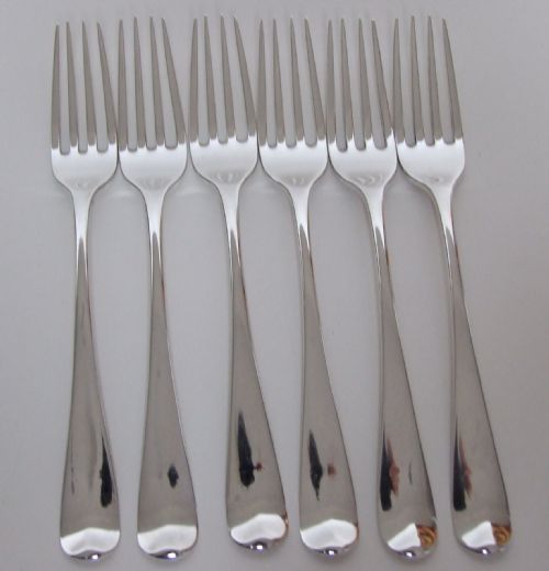 An Extremely Rare Set of 18th Century Silver Dessert Forks.