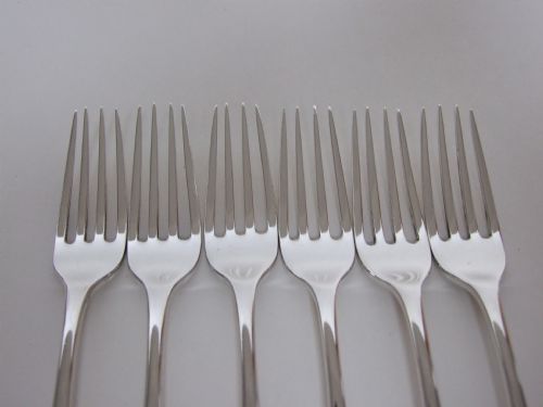 fig 1. An extremely rare set of 18th Century silver dessert forks.