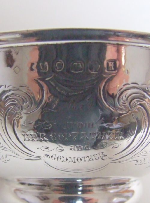 fig 1. A superb Victorian silver quaiche.