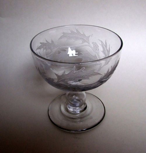 A Victorian Christmas Themed Holly Bowl.