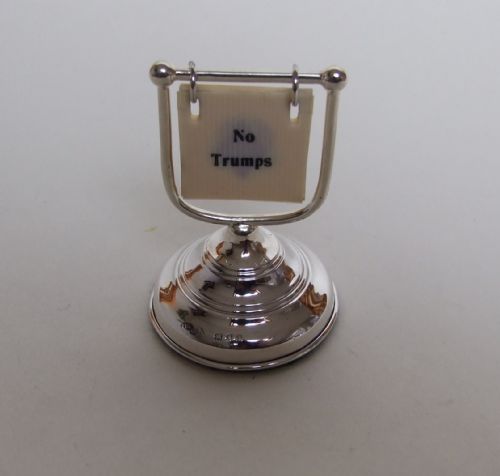fig 1. A rare George V silver trump marker.