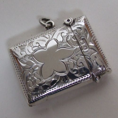 A Fine Edwardian Silver Vesta.
