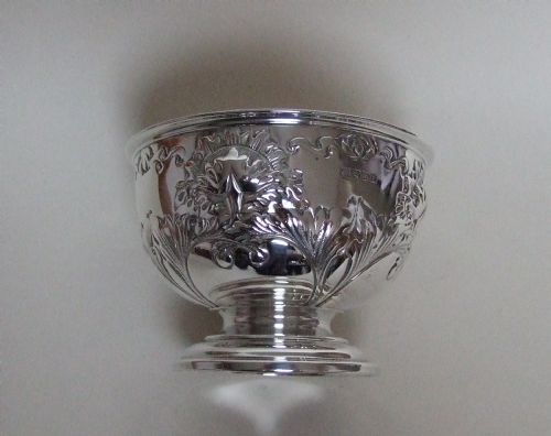 A Lovely Art Nouveau Edwardian Silver Bowl.