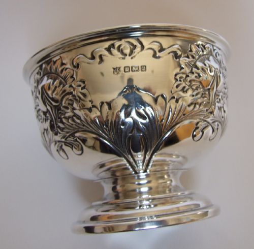 fig 1. A lovely Art Nouveau Edwardian silver bowl.