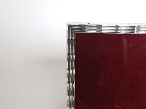 fig 1. A useful and attractive George V silver photo frame.