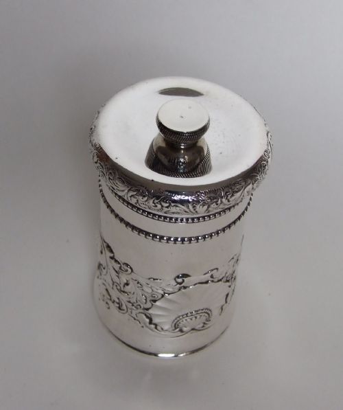 fig 1. A fabulous Sterling silver pepper grinder.
