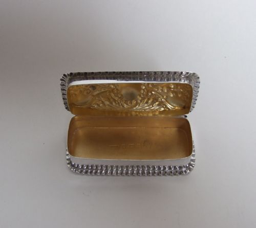 fig 1. A charming Edwardian silver trinket box.
