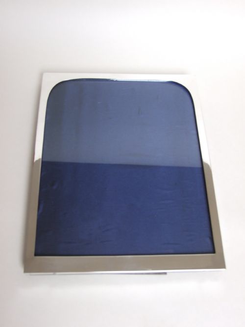fig 1. A large and handsome George V silver photo frame.
