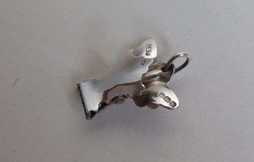 fig 1. A rare Edwardian butterfly napkin clip.