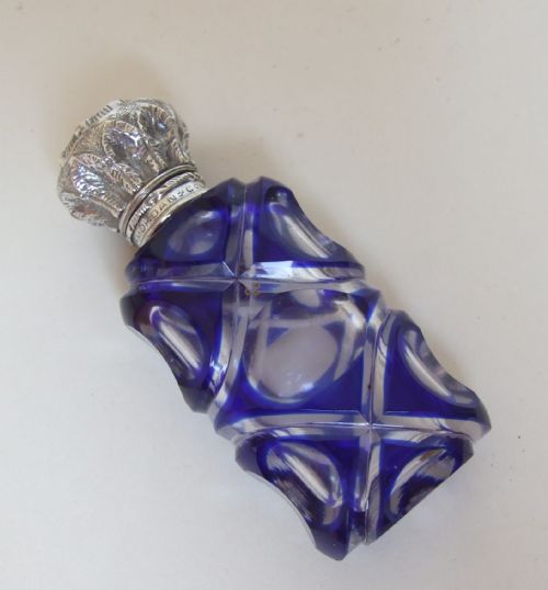 A Sampson Morden Silver Mounted Victorian Scent Bottle.