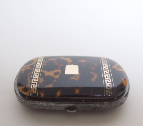 fig 1. A splendid French gold mounted tortoiseshell purse.