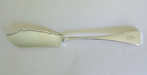 A Victorian Silver Butter Knife by George Adams.